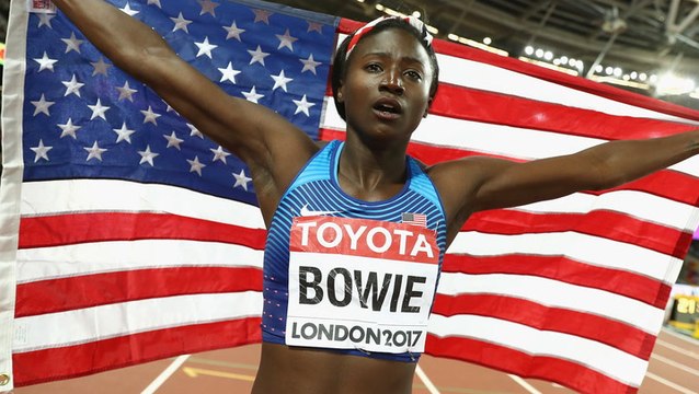 Three-time Olympic medallist Tori Bowie dies aged 32