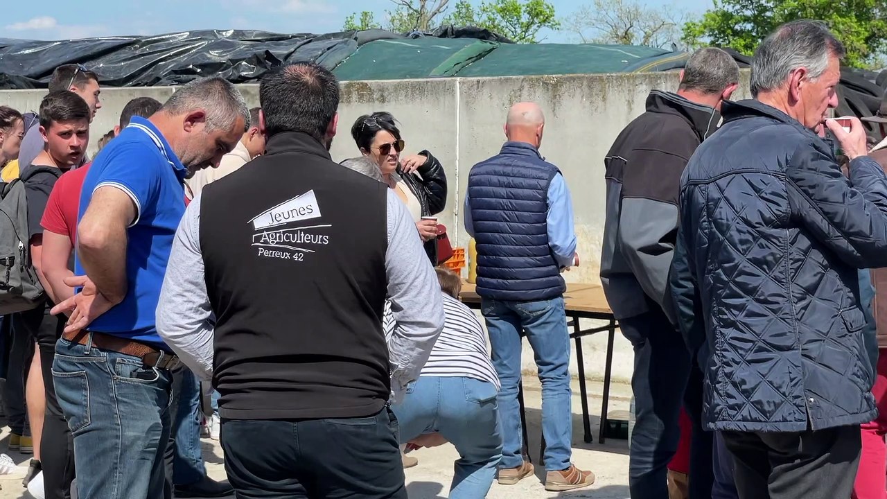 Laurent Wauquiez à la rencontre des agriculteurs ligériens