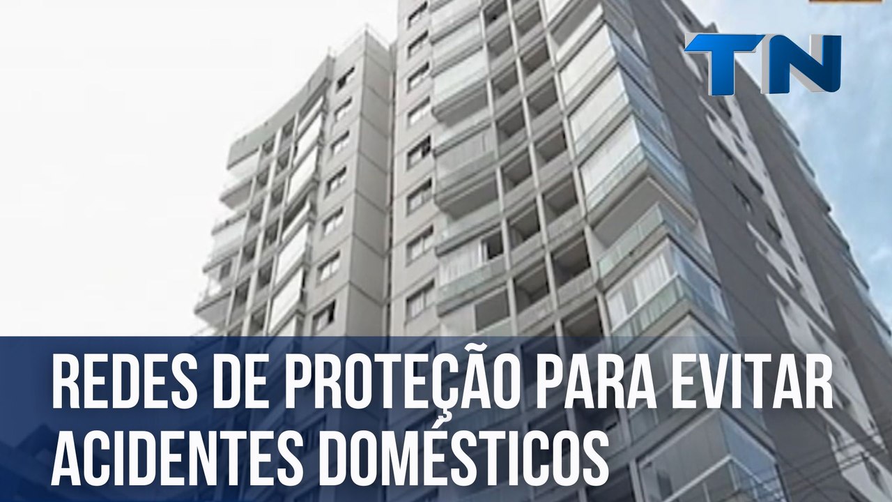 Redes de proteção para evitar acidentes domésticos