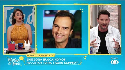 Tadeu Schmidt estará em novos projetos | Melhor da Tarde  03/05/2023 12:29:24