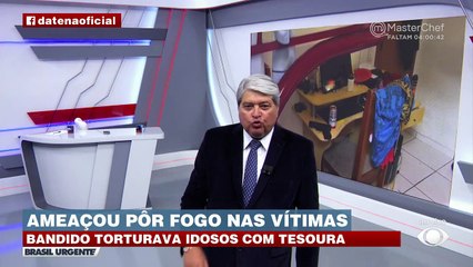 Datena se revolta com bandido que torturou idosos 03/05/2023 12:32:12