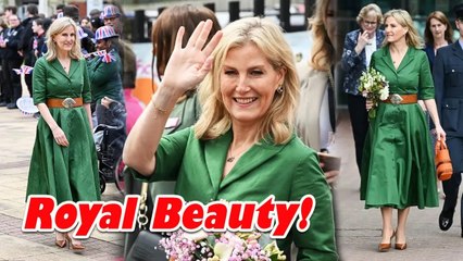 Princess Sophie appeared beautiful and stylish with her husband at Wolverhampton