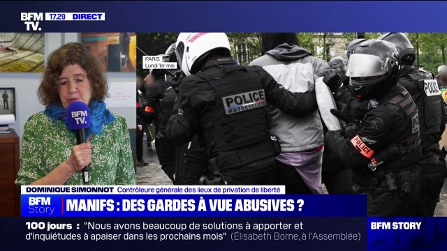 Soupçons de gardes à vue abusives: Les gens avaient été arrêtés un peu au hasard explique Dominique Simonnot (contrôleuse générale des lieux de privation de liberté)