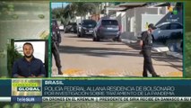 Policía Federal allana domicilio del expresidente Jair Bolsonaro en Brasilia