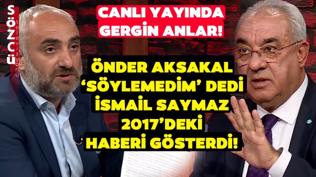 İsmail Saymaz ile Önder Aksakal Arasında 'Küffar' Tartışması! Canlı Yayında Gergin Anlar