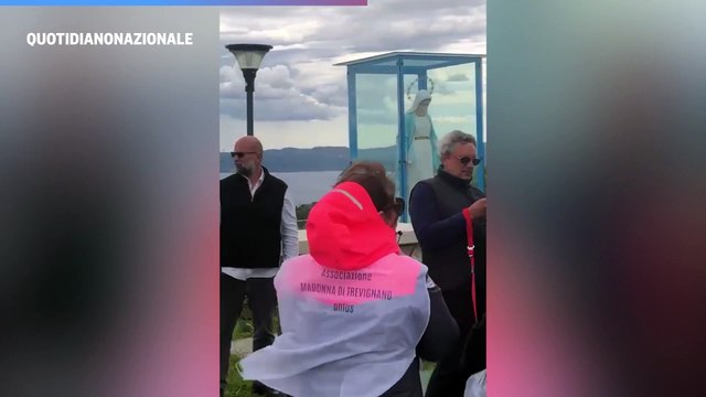 La ?veggente? di Trevignano Romano, Gisella Cardia torna sulla collina: La Madonna ? con me . Immagini a cura di Elena Polidori