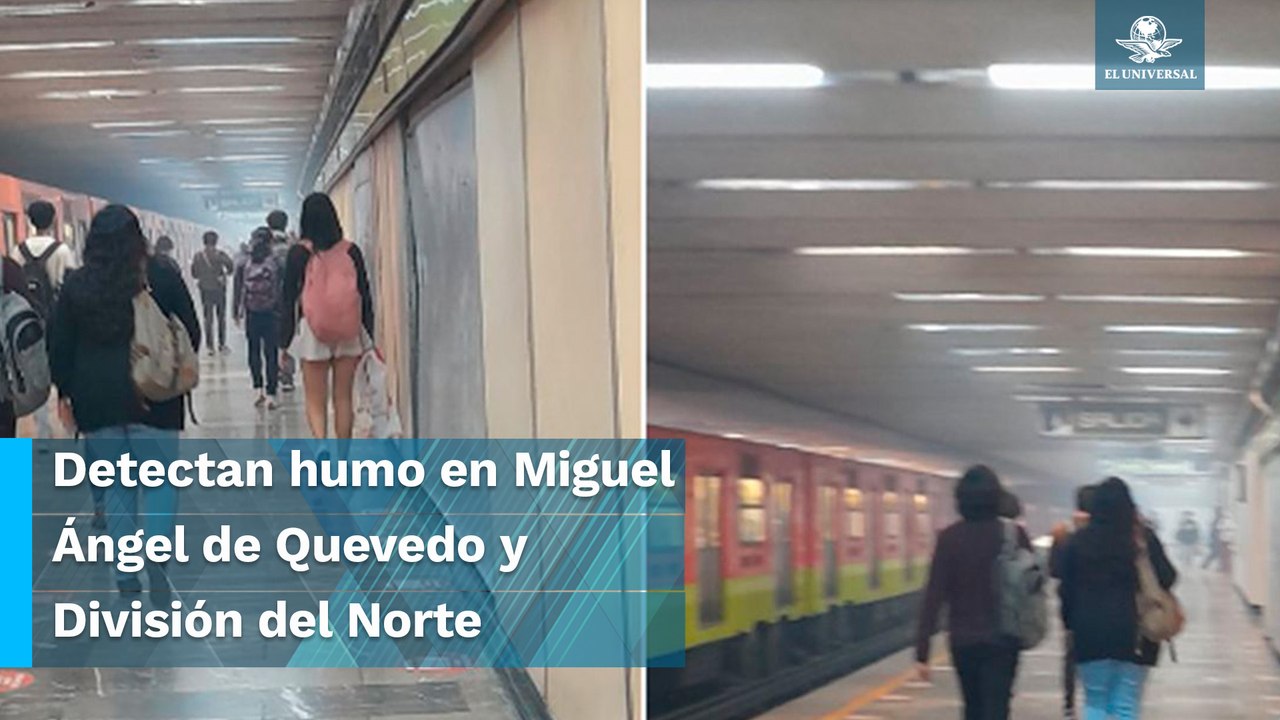 Reportan humo en algunas estaciones de la Línea 3 del Metro