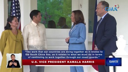 Tumitibay na alyansa ng Pilipinas at Amerika, binigyang-diin ni U.S. VP Kamala Harris | Saksi