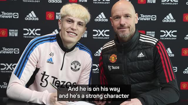Ten Hag warns Garnacho after new Manchester United deal