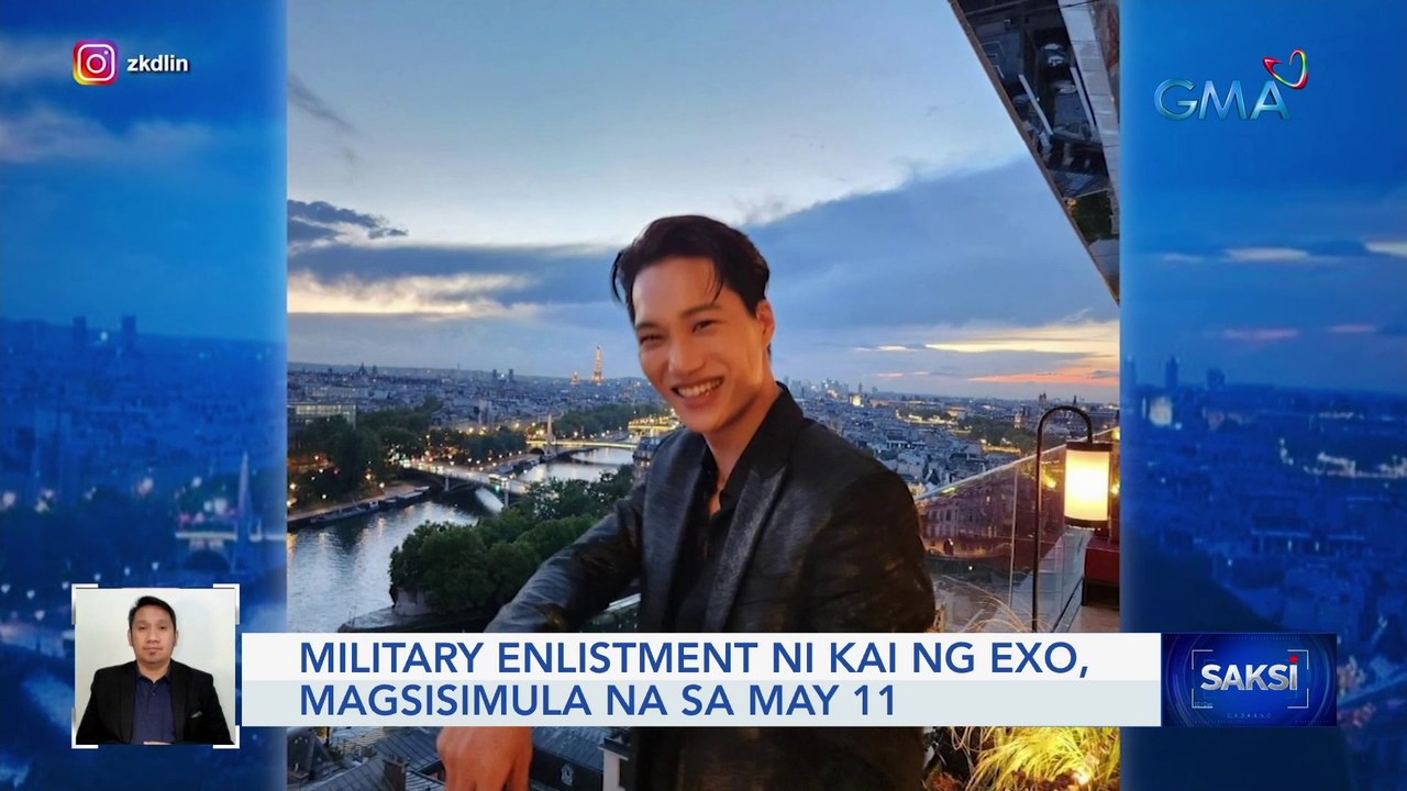 Military enlistment ni Kai ng EXO, magsisimula na sa May 11 | Saksi