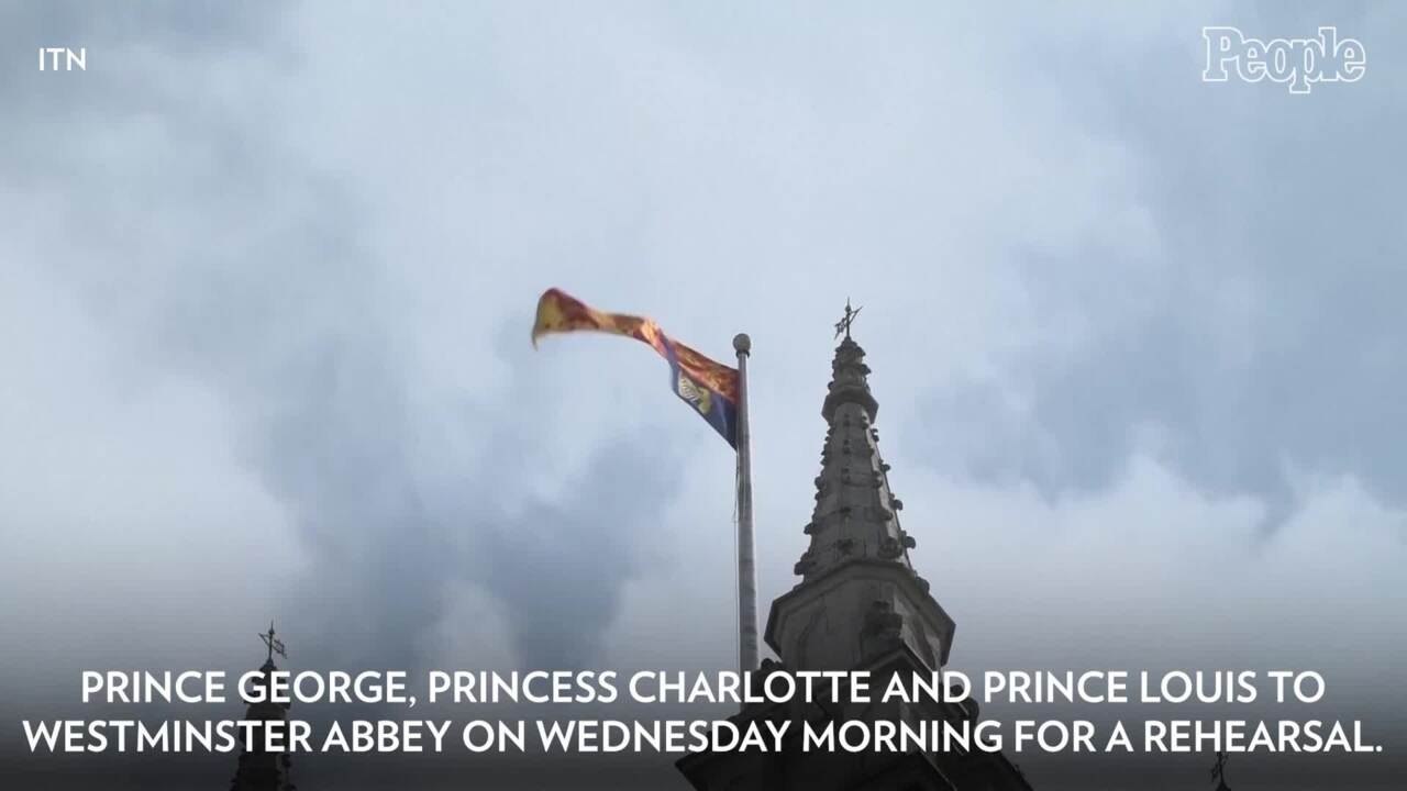 Prince George, Princess Charlotte and Prince Louis Join Kate and Prince William at Coronation Rehearsal