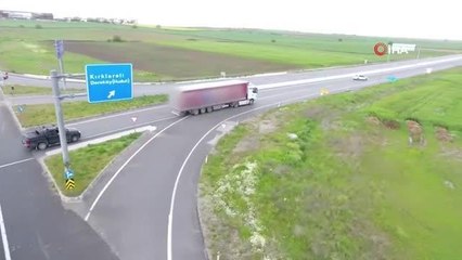 Edirne'de 10 milyonluk kaçakçılık operasyonu böyle görüntülendi