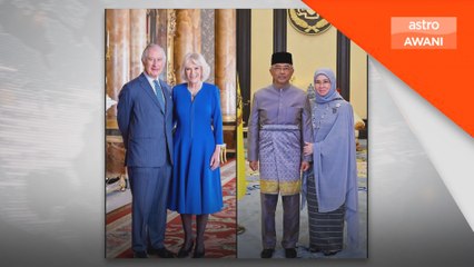 Agong, Raja Permaisuri berangkat ke London