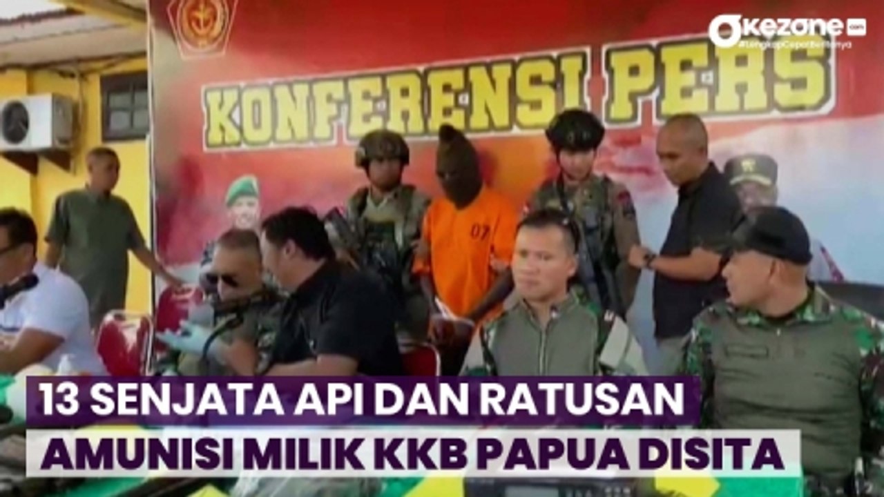 Operasi Damai Cartenz Sita 13 Senjata Api dan Ratusan Amunisi Milik KKB Papua