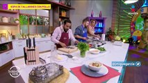 Sopa de tallarines: Receta del Chef José Miguel García con Luis Fernando Peña