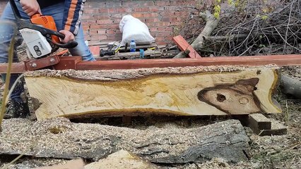 Mini Chainsaw Mill _ Building a DIY Mill Guide Jig _ Free Plans