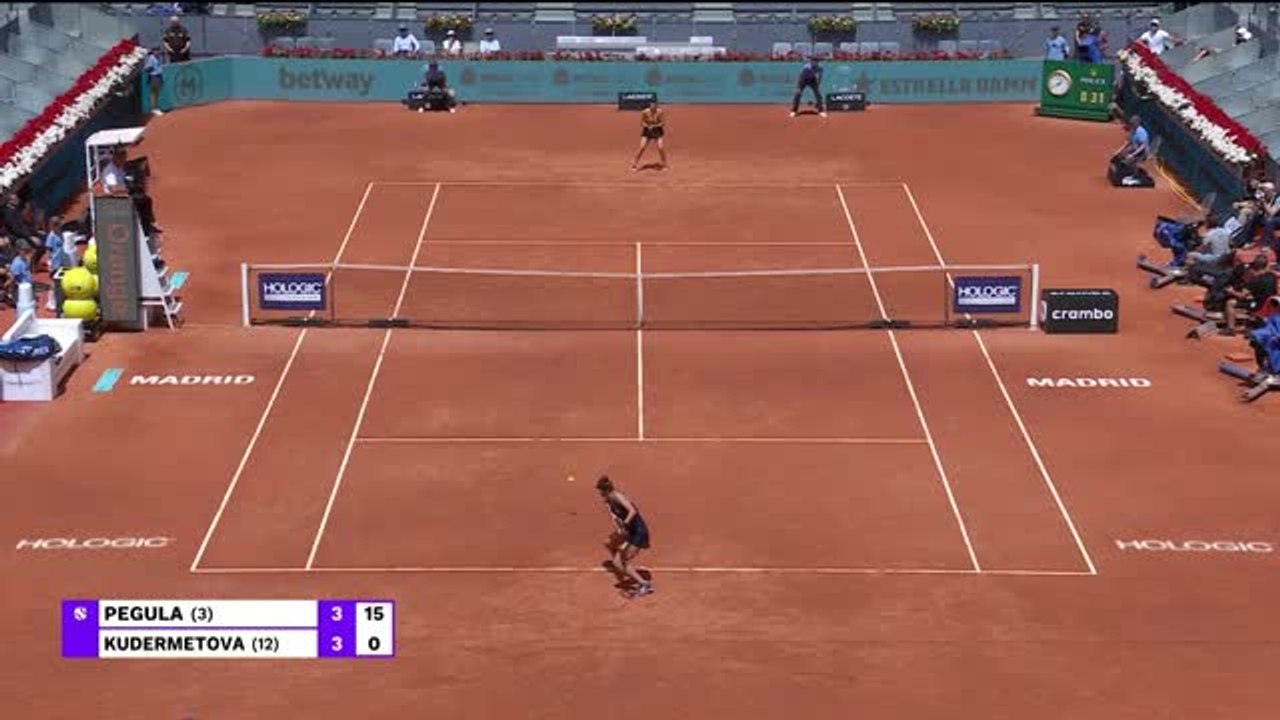 Highlights: Kudermetova gewinnt gegen Pegula