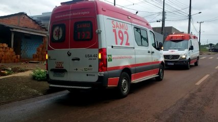 Cilindro de oxigênio explode e vítima precisa ser entubada