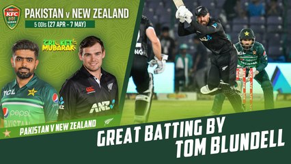 Download Video: Great Batting By Tom Blundell | Pakistan vs New Zealand | 3rd ODI 2023 | PCB | M2B2T