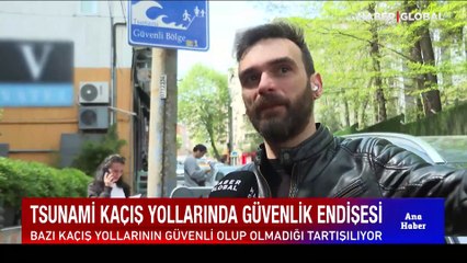 Tsunami kaçış yollarında güvenlik endişesi