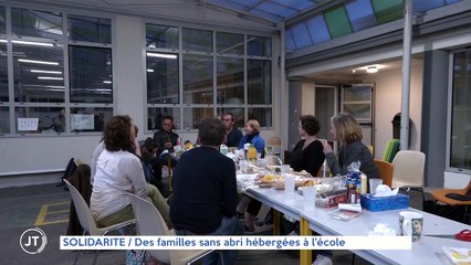 SOLIDARITE / Des familles sans abri hébergées à l'école