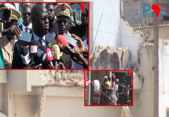 Affaissement d'une maison aux Parcelles Assainies: le ministre Birame FAYE donne les details