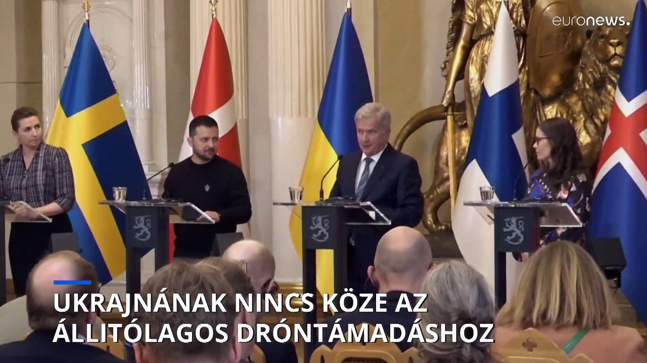 Zelenszkij Helsinkiben: hamarosan indul az ukrán ellentámadás