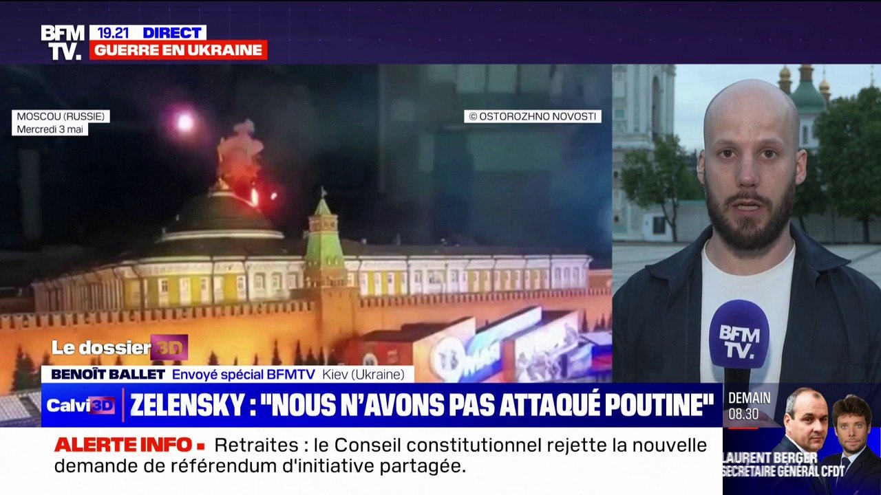 Drones au-dessus du Kremlin: comment les habitants de Kiev accueillent-ils les accusations russes?