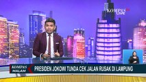 Presiden Joko Widodo Tunda Tinjau Jalan Rusak di Lampung yang Viral