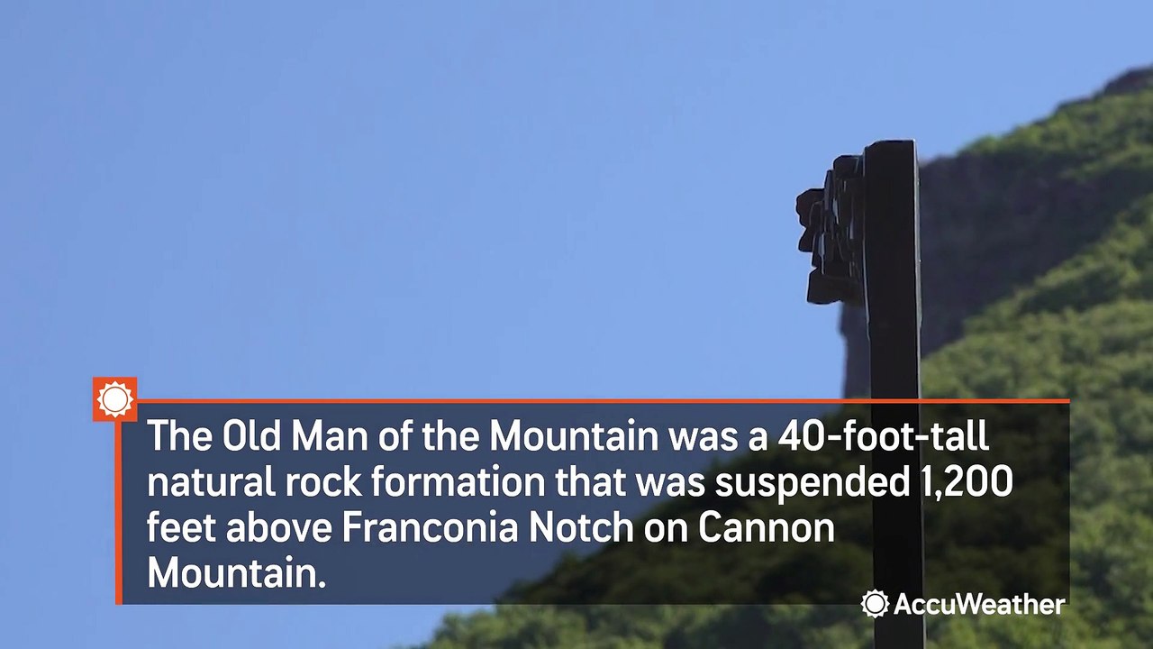 New Hampshire's Old Man of the Mountain remembered