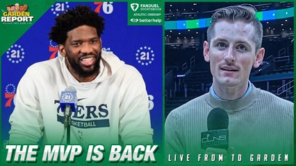 Joel Embiid PREVIEWS Return for Celtics vs 76ers Game 2