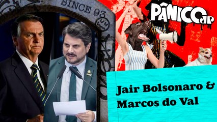 JAIR BOLSONARO E SENADOR MARCOS DO VAL - PÂNICO - 03/05/23