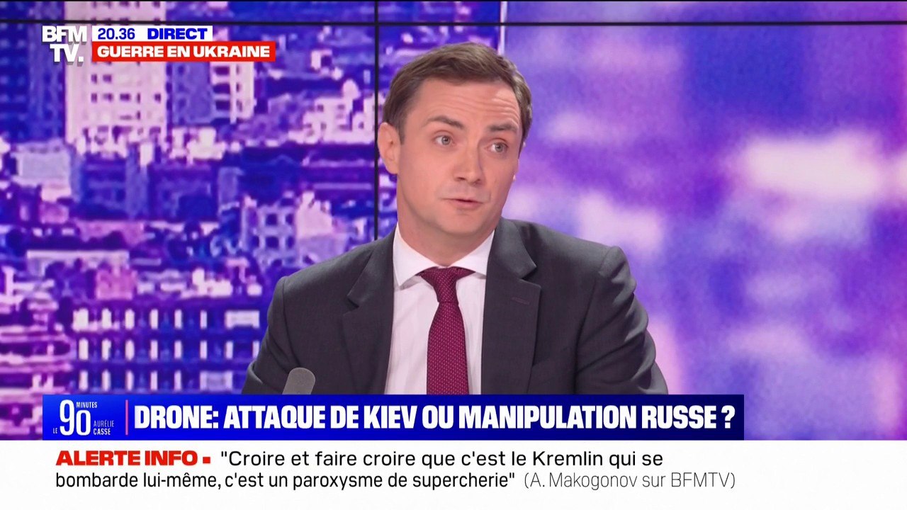 Drones au-dessus du Kremlin: "La Russie se réserve le droit à la riposte" affirme Alexander Makogonov, porte-parole de l'ambassade de Russie en France