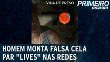 Homem monta cela de cadeia e finge que é presidiário