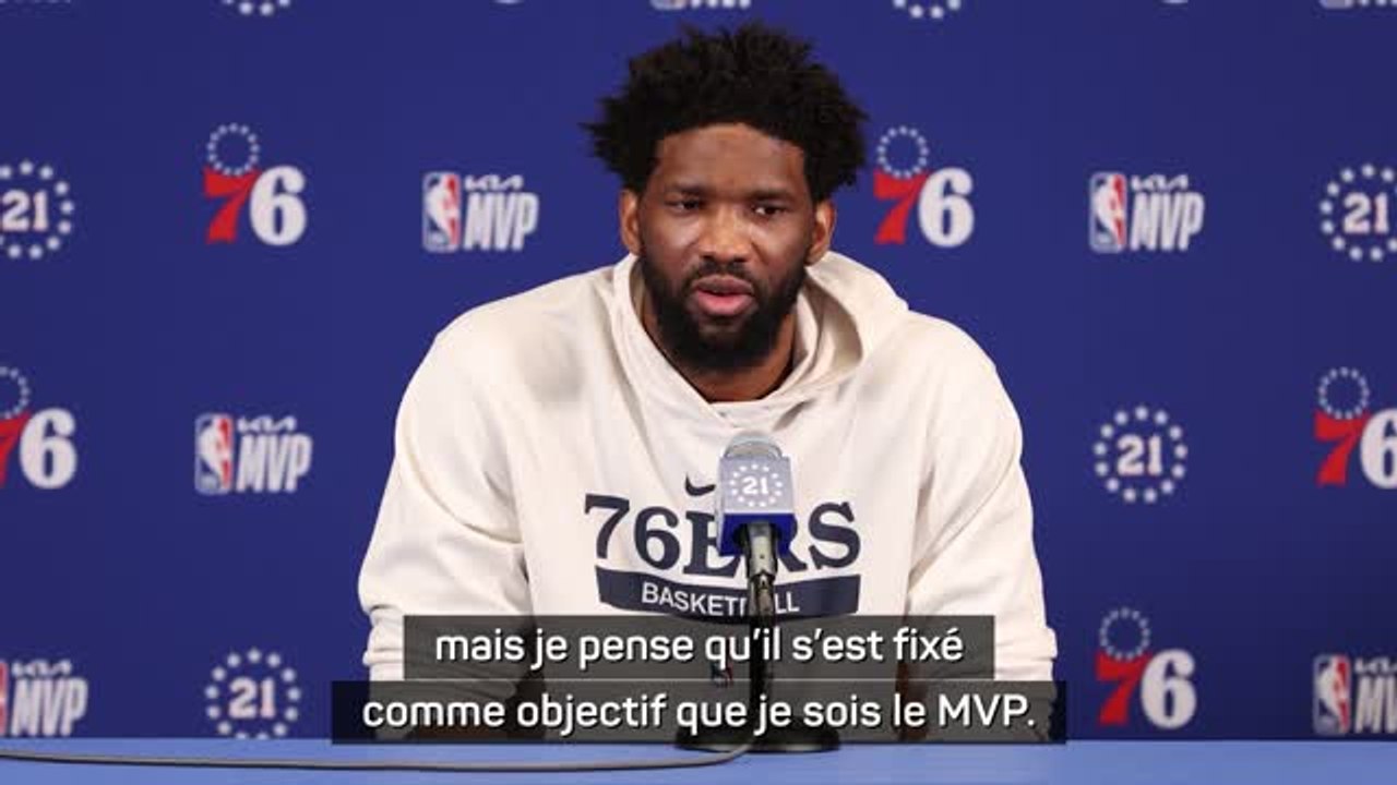 76ers - Embiid : "Je pense que Harden s'est fixé comme objectif que je sois le MVP"