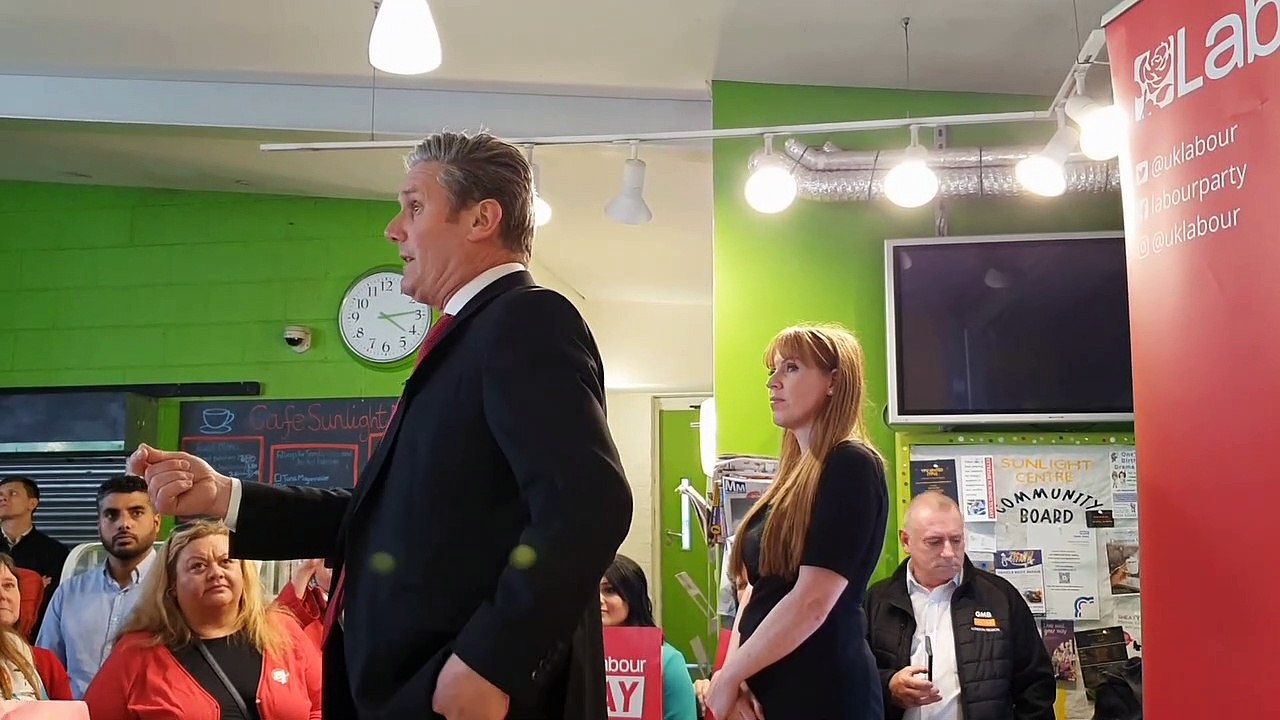 Keir Starmer and Angela Rayner visit Medway