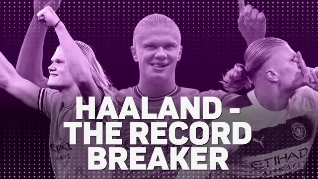 'Phenomenal, unbelievable, animal' - Haaland breaks Premier League record