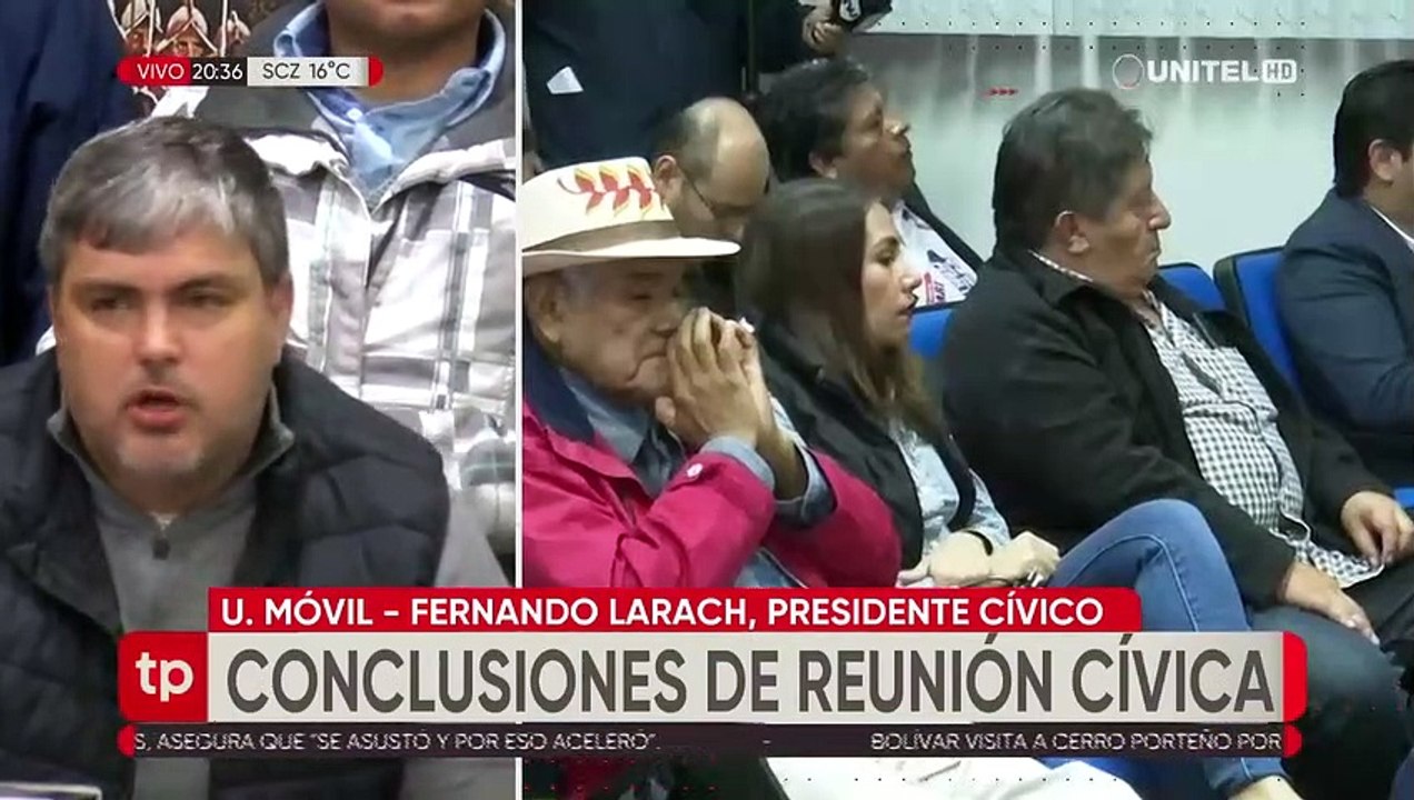 Cívicos deciden por unanimidad que no participarán del Comité interinstitucional, según Larach