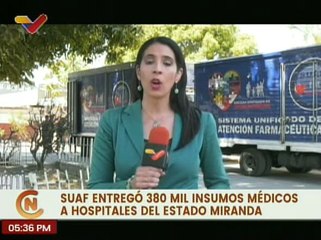 SUAF dota de 380 mil insumos médicos a diferentes hospitales del estado Miranda