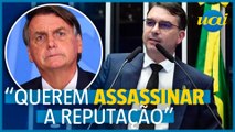 Flávio Bolsonaro critica operação da PF contra o pai
