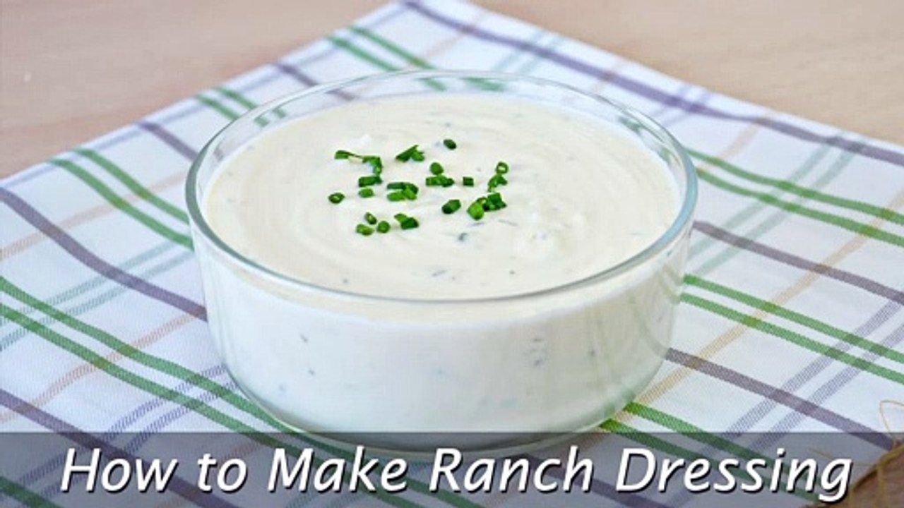 How to Make Ranch Dressing Easy Homemade Ranch Dressing Recipe