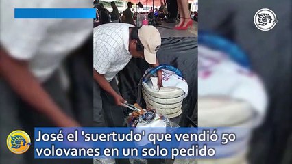 José el 'suertudo' que vendió 50 volovanes en un solo pedido