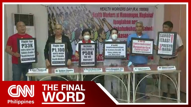Health workers seek salary increase, more benefits