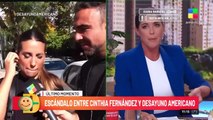 Escándalo entre Cinthia Fernández y Desayuno Americano.