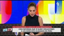 CIDH informa que sí hubo violaciones a los derechos humanos en Perú durante protestas contra Dina Boluarte