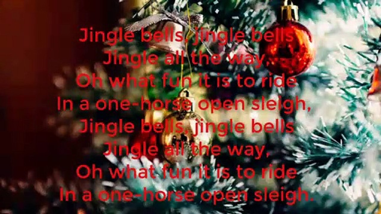 Merry Christmas Jingle Bells Lyrics video Dailymotion