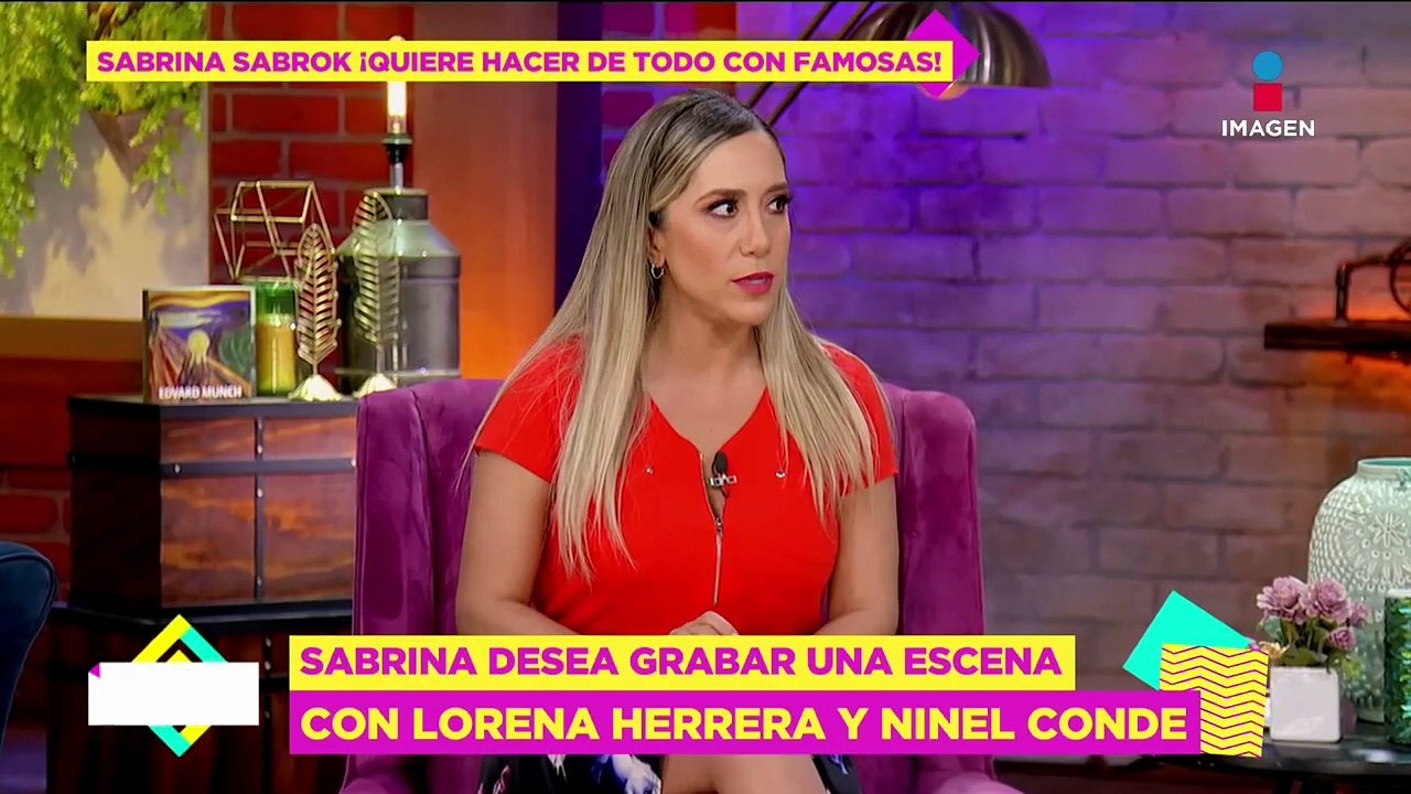 ¡Sabrina Sabrok desea hacer escenas CANDENTES con Lorena Herrera y