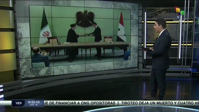 Presidente de Siria, Bashar Al-Assad, recibió a su homólogo de Irán, Ebrahim Raisi