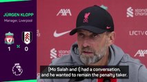 Salah demanded penalties after Arsenal miss - Klopp