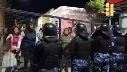 Abuso en Inta: Manifestación a las afueras de la Cámara Penal N°1